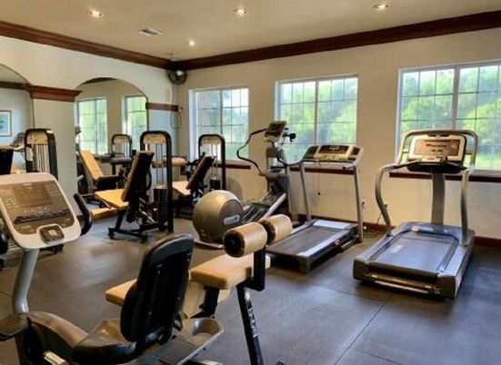 Fitness Equipment, Gym, Interior, Recessed Lighting