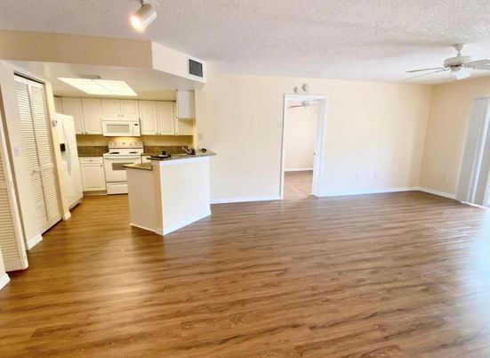 Empty room, Interior, Kitchen, Wood Texture Flooring