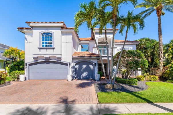 Attached, Backyard, Exterior, Facade, Mediterranean