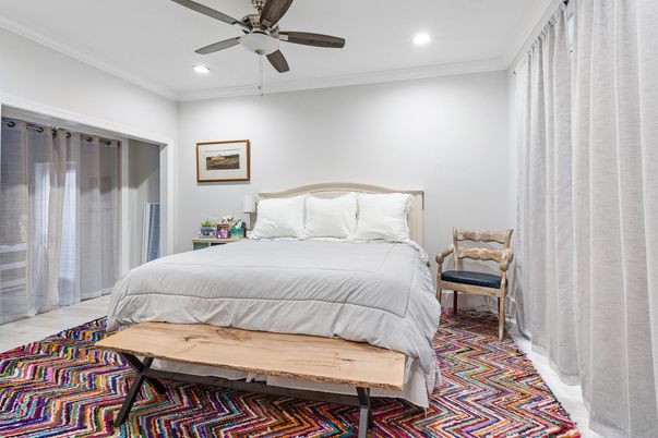 Bedroom, Interior, Recessed Lighting