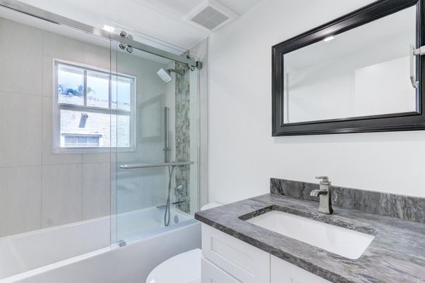Bathroom, Glass Shower, Interior