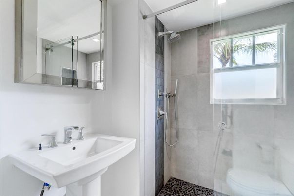 Bathroom, Glass Shower, Interior