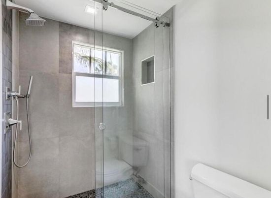 Bathroom, Glass Shower, Interior