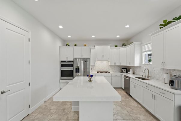 Interior, Kitchen, Recessed Lighting, Stainless Steel Appliances