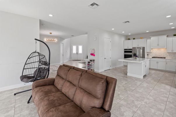 Interior, Kitchen, Living room, Recessed Lighting, Stainless Steel Appliances
