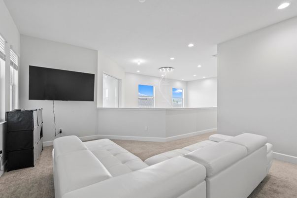 Interior, Living room, Recessed Lighting