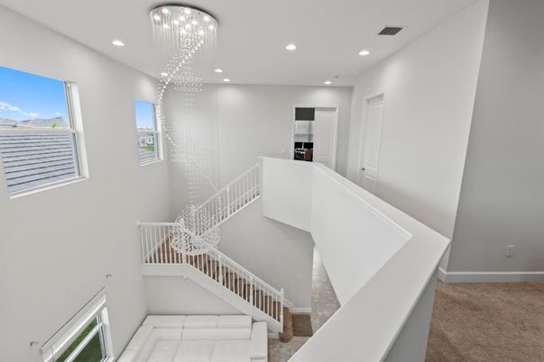 Chandelier, Interior, Recessed Lighting