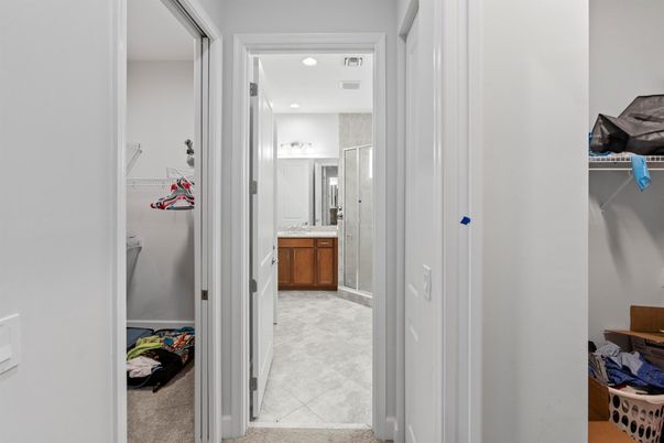 Bathroom, Interior, Recessed Lighting, Walk-in Closets