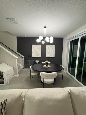 Dining room, Interior, Pendant Lights
