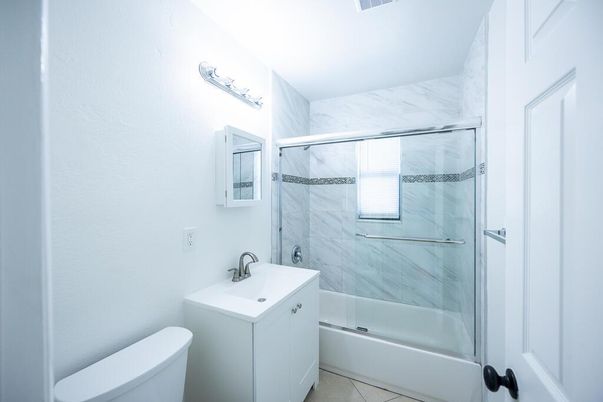 Bathroom, Glass Shower, Interior, Marble Walls