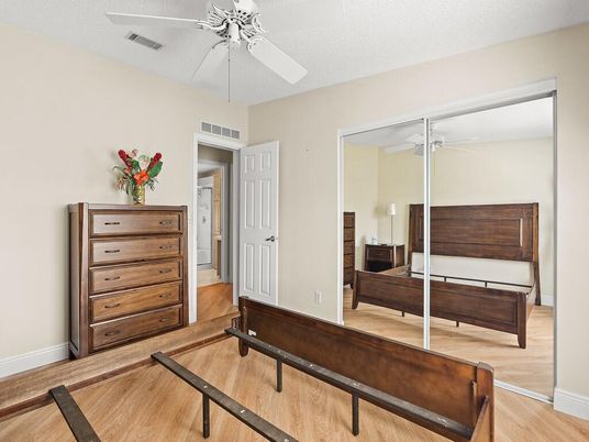 Bedroom, Interior, Wood Texture Flooring