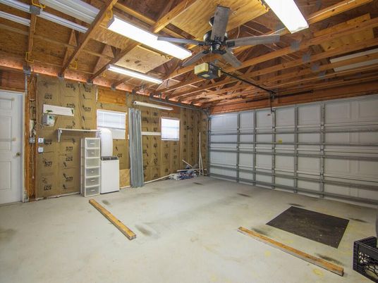 Garage, Interior, Wooden Beams, Wooden Ceilings, Wooden Walls