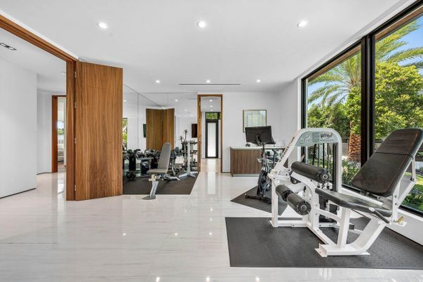 Fitness Equipment, Gym, Interior, Recessed Lighting