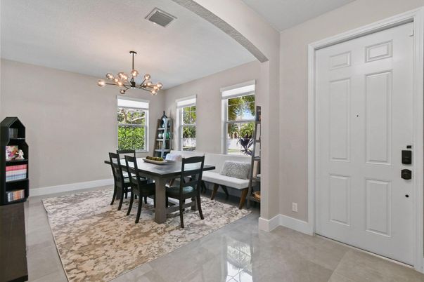 Dining room, Interior, Pendant Lights