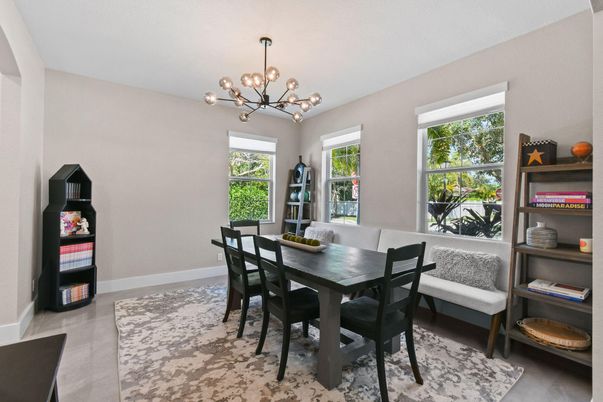 Dining room, Interior, Pendant Lights