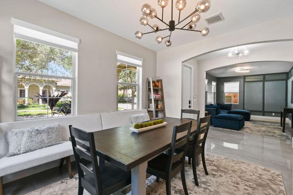 Dining room, Interior, Pendant Lights