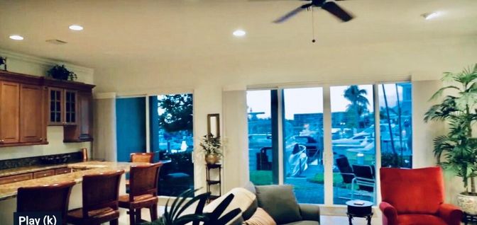 Interior, Kitchen, Living room, Recessed Lighting