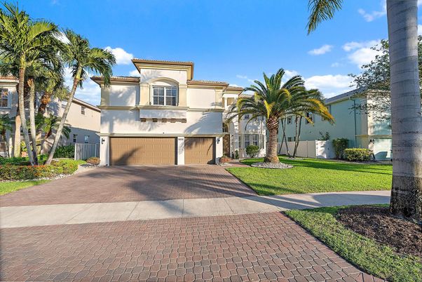 Attached, Backyard, Exterior, Facade, Mediterranean