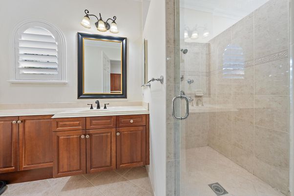 Bathroom, Glass Shower, Interior