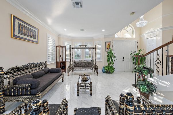 Interior, Living room, Marble, Recessed Lighting