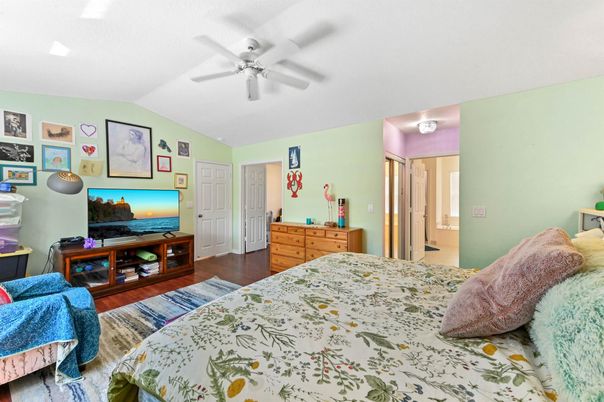 Bedroom, Interior, Wood Texture Flooring