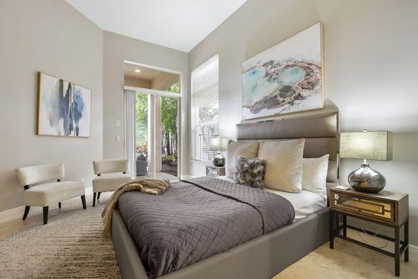 Bedroom, Interior, Recessed Lighting