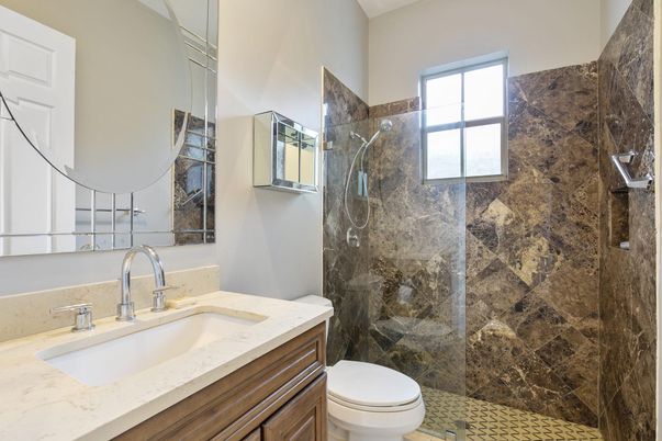 Bathroom, Glass Shower, Interior