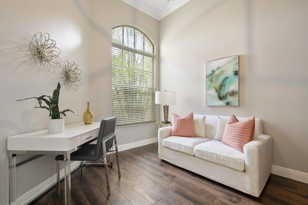 Home Office, Interior, Wood Texture Flooring