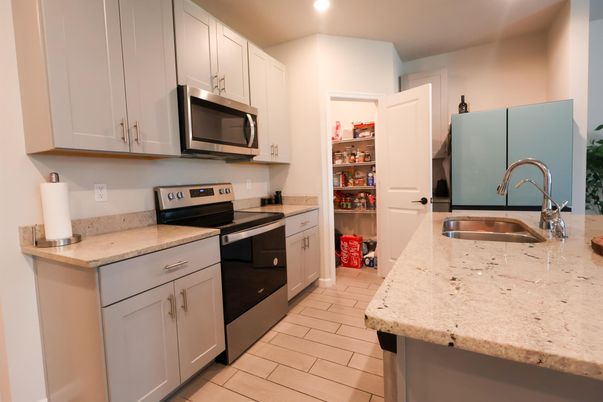 Interior, Kitchen, Recessed Lighting, Stainless Steel Appliances