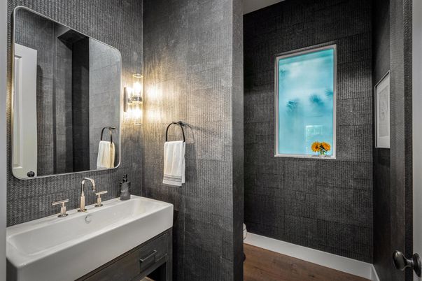 Bathroom, Interior, Wood Texture Flooring