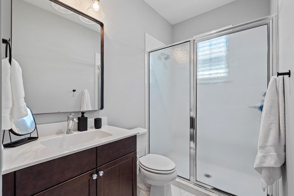 Bathroom, Glass Shower, Interior