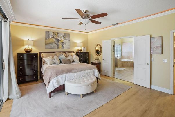 Bedroom, Interior, Wood Texture Flooring