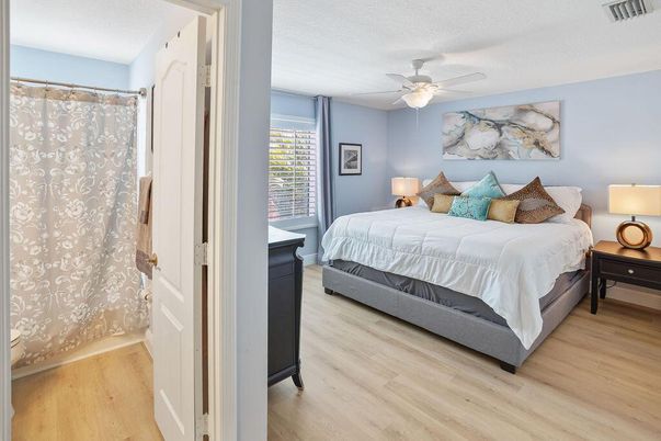 Bedroom, Interior, Wood Texture Flooring