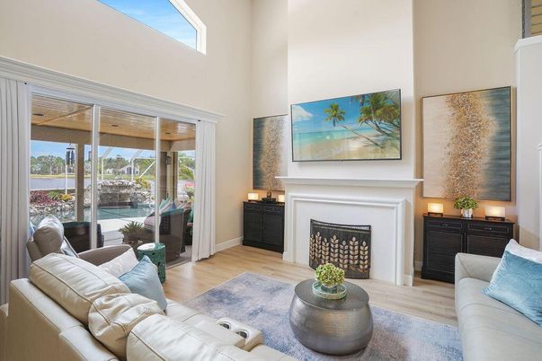 Fireplace, Interior, Living room, Wood Texture Flooring