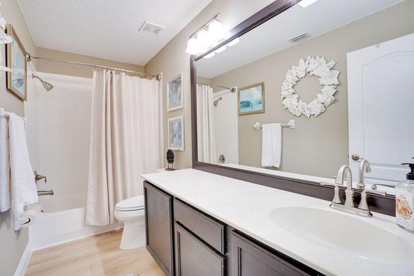 Bathroom, Interior, Wood Texture Flooring