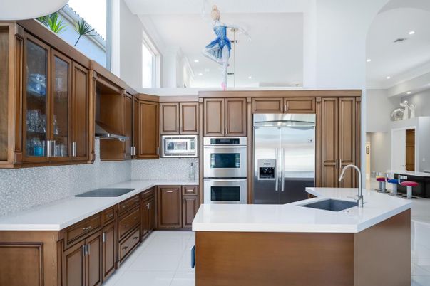Interior, Kitchen, Recessed Lighting, Stainless Steel Appliances