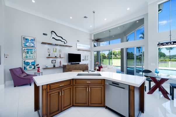 Dining room, Interior, Kitchen, Pendant Lights, Recessed Lighting