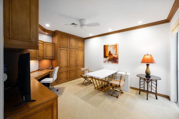 Home Office, Interior, Recessed Lighting