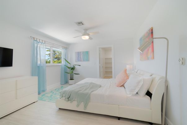 Bedroom, Interior, Wood Texture Flooring