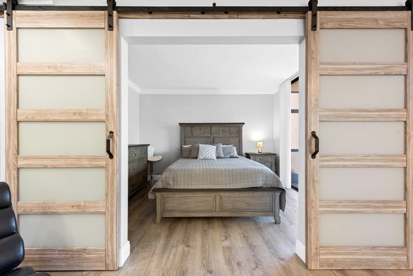 Bedroom, Interior, Wood Texture Flooring