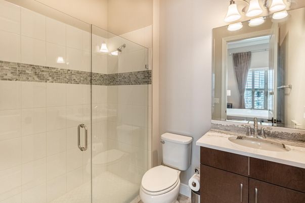 Bathroom, Glass Shower, Interior