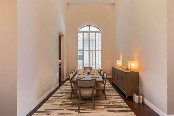 Dining room, Interior, Wood Texture Flooring