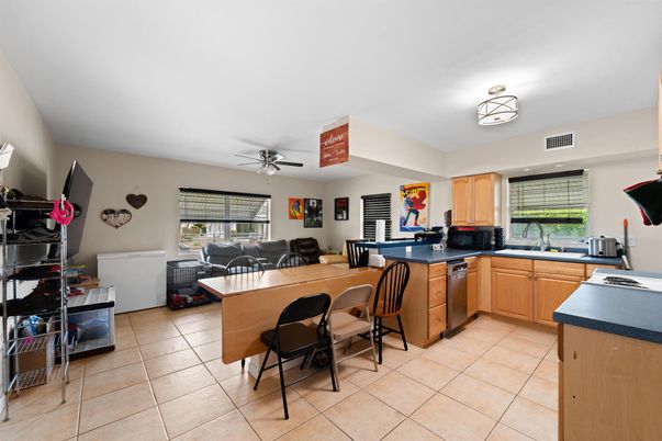Interior, Kitchen, Living room
