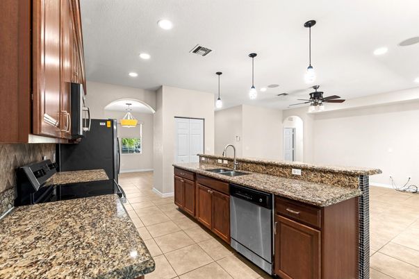 Interior, Kitchen, Pendant Lights, Recessed Lighting