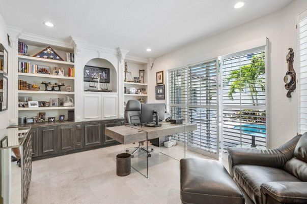 Home Office, Interior, Recessed Lighting