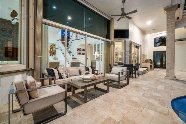Interior, Living room, Recessed Lighting