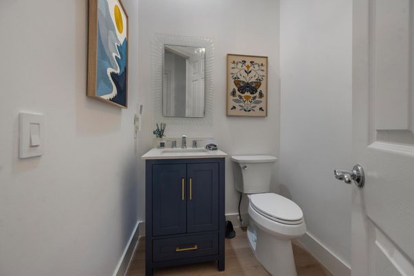Bathroom, Interior, Wood Texture Flooring