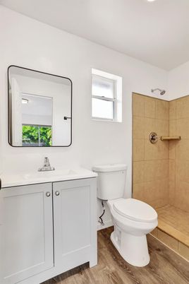 Bathroom, Interior, Wood Texture Flooring