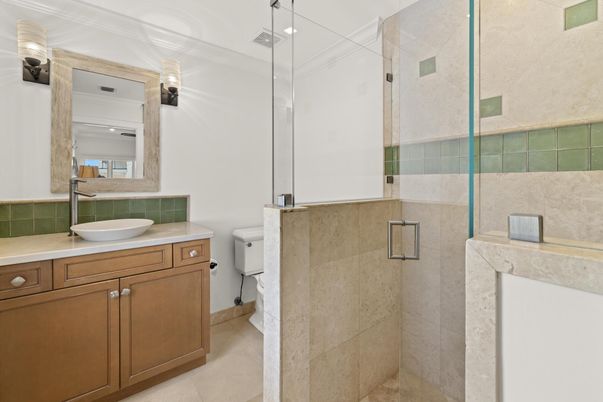 Bathroom, Glass Shower, Interior