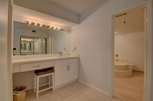 Bathroom, Dual Sink Vanities, Interior, Wood Texture Flooring